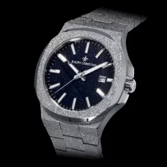 Strieborné pánske hodinky Ralph Christian s ocelovým opaskom The Frosted Stellar - Silver 42,5MM