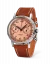 Orologio da uomo Undone Watches in argento con cinturino in pelle Vintage Salmon 40MM