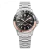 Strieborné pánske hodinky Venezianico s oceľovým pásikom Nereide GMT 3521504C Black 39MM Automatic