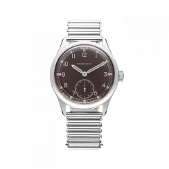 Men's silver Praesidus watch with steel strap DD-45 Tropical Steel 38MM Automatic