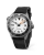 Relógio Undone Watches prata para homens com pulseira de borracha AquaLume Black 43MM Automatic