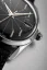 Men's silver Nivada Grenchen watch with leather strap Antarctic Spider 35011M15 35M