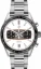 Men's silver Straton Watch with steel strap Classic Driver MKII White Dial 40MM