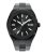 Černé pánské hodinky Paul Rich s ocelovým páskem Signature Frosted Barons Black 45MM