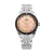 Stříbrné pánské hodinky Vulcain s ocelovým páskem Skindiver Nautique - Salmon Beige Luminova - Beads of Rice 44,5MM Automatic