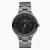 Relógio Nordgreen preto para homem com pulseira de aço Philosopher Black Dial - 3-Link / Gun Metal 36 MM