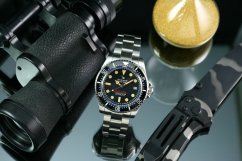 Stříbrné pánské hodinky Ocean X s ocelovým páskem SHARKMASTER-V 1000 VSMS521 - Silver Automatic 42MM