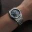 Silberne Herrenuhr Aisiondesign Watches mit Stahlband HANG GMT - Grey MOP 41MM Automatic