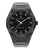 Men's black Paul Rich watch with steel strap Frosted Star Dust II - Void Black 43MM