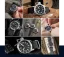 Men's silver Praesidus watch with nylon strap A-5 UDT: OG-107 NATO 38MM Automatic