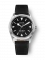 Strieborné pánske hodinky Nivada Grenchen s koženým opaskom Super Antarctic 32025A17 38MM Automatic