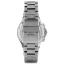 Montre Louis XVI pour homme en argent avec bracelet en acier Frosted Le Monarque 1212 - Silver 42MM