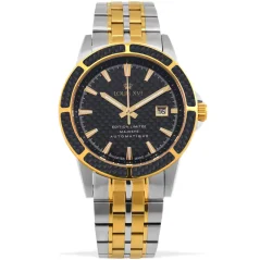 Relógio masculino Louis XVI de ouro com pulseira de aço Mirabau Automatique 1116 - Gold 43MM Automatic