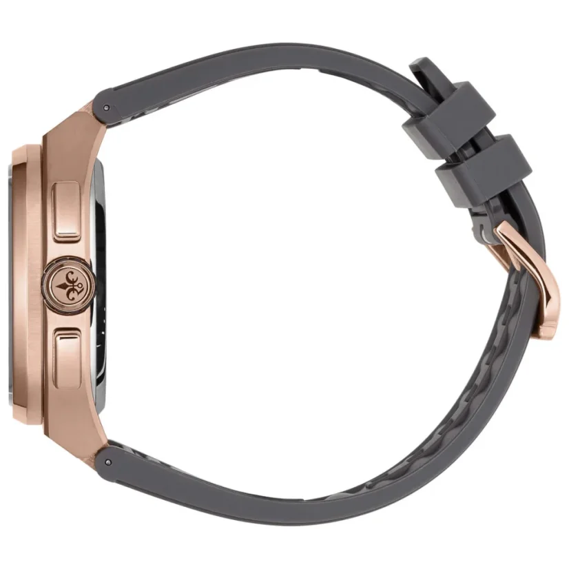 Men's gold Ralph Christian watch with a rubber band The Legacy Chrono - Graphite Eclipse 42,5MM