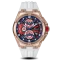 Χρυσό ανδρικό ρολόι Ralph Christian με ατσάλινο λουράκι The Apex Chrono - Polar White 46MM