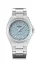 Zilverkleurig herenhorloge van Delma Watches met stalen riem band Midland Automatic Silver / Blue 40,5MM