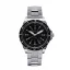 Strieborné pánske hodinky Marathon Watches s oceľovým pásikom Jumbo Diver's Quartz 46MM