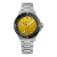 Męski srebrny zegarek Circula Watches z pasem stalowym DiveSport Titan - Madame Jeanette / Black DLC Titanium 42MM Automatic