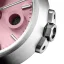 Reloj 22Designstudio Watches plata de caballero con correa de acero Concrete Sport Pink 45MM Automati