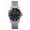 Montre Davosa pour homme en argent avec bracelet en acier Argonautic Lumis Mesh - Silver/Red 43MM Automatic