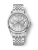 Reloj Nivada Grenchen plata de caballero con correa de acero Antarctic Spider 32023A04 38MM Automatic