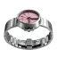 Zilverkleurig herenhorloge van 22Designstudio Watches met stalen band Concrete Sport Pink 45MM Automati