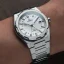 Men's silver Aisiondesign Watch with steel strap HANG GMT - White MOP 41MM Automatic