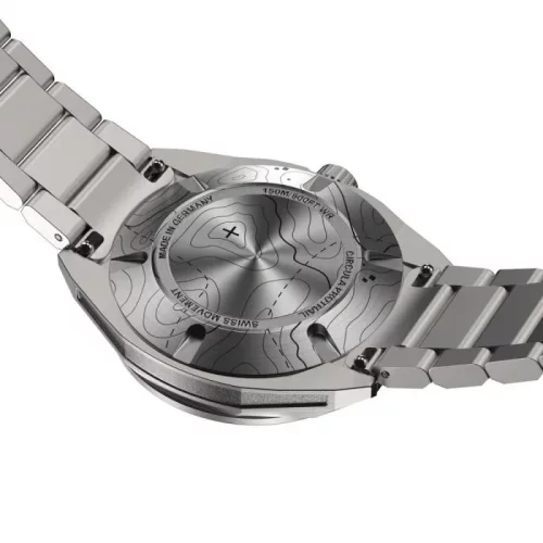 Men's silver Circula Watch with steel strap ProTrail - Umbra 40MM Automatic