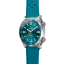 Men's silver Circula Watch with rubber strap SuperSport - Blue 40MM Automatic