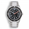 Stříbrné pánské hodinky Squale s ocelovým páskem Sub-39 Black Arabic Bracelet - Silver 40MM Automatic