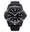 Zwart herenhorloge van ProTek Watches met een rubberen band Official USMC Series 1015 42MM