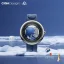 Herrenuhr aus Silber CIGA Design mit Gummiband U Blue Planet Titanum 46MM Automatic