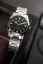 Męski srebrny zegarek Nivada Grenchen ze stalowym paskiem Super Antarctic 32024A20 38MM Automatic