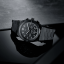 Relógio preto de Paul Rich para homem com pulseira de aço Motorsport - Black Steel 45MM