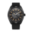 Muški crni sat Circula Watches s kožnim remenom ProTrail - Black 40MM Automatic