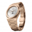Montre Valuchi Watches pour homme de couleur or avec bracelet en acier Lunar Calendar - Rose Gold White 40MM