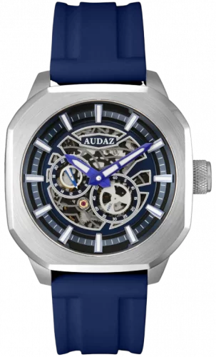 Orologio da uomo Audaz Watchesin colore argento con elastico Maverick ADZ3060-02 - Automatic 43MM