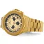Men's gold Louis XVI watch with steel strap Frosted Le Monarque 1213 - Gold 42MM