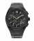 Černé pánské hodinky Paul Rich s ocelovým páskem Frosted Motorsport - Black / Yellow 45MM Limited edition