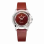 Relógio masculino de prata Venezianico com uma pulseira de couro Redentore Porpora 1121512 36MM