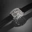 Men's silver CIGA Design watch with rubber strap Series Z Titanium Orange 41MM Automatic