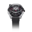 Srebrny męski zegarek Mazzucato z gumowym paskiem LAX Dual Time - 48MM Automatic