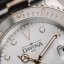 Miesten hopeinen Davosa -kello teräshihnalla Ternos Ceramic - Silver/Rose Gold 40MM Automatic