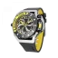 Men's Mazzucato black watch with rubber strap RIM Scuba Black / Yellow - 48MM Automatic