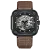 Schwarze Herrenuhr OLTO-8 mit Lederband IRON-EX Square Skeleton Black / Brown 46MM Automatic