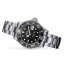 Muški srebrni sat Davosa s čeličnim remenom Ternos Ceramic - Silver/Black 40MM Automatic