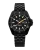 Černé pánské hodinky Momentum s ocelovým páskem SQ30 Eclipse Solar Black-Ion - TROPIC FKM STEEL 42MM