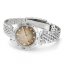 Reloj Squale plata de hombre con correa de acero Super-Squale Sunray Brown Bracelet - Silver 38MM Automatic