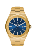 Men's Paul Rich gold watch with steel strap Royal Touch 45MM