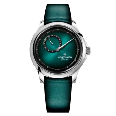 Reloj de hombre Venezianico plata con correa de cuero Redentore Enigma 1221570 40MM Automatic